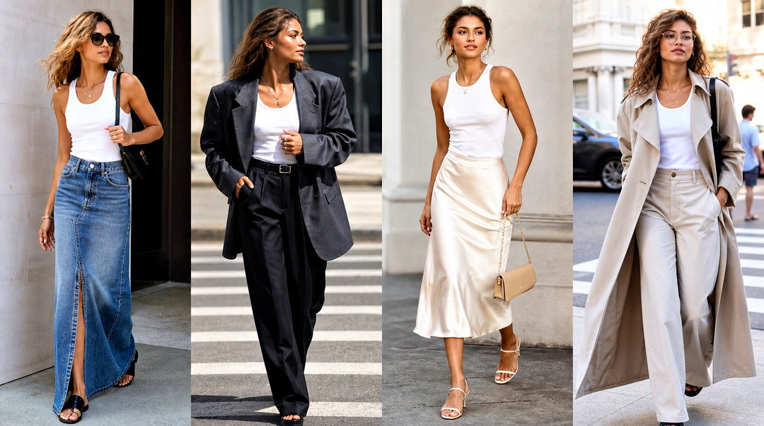 25 Zendaya White Tank Top Outfit Ideas for Polished Looks