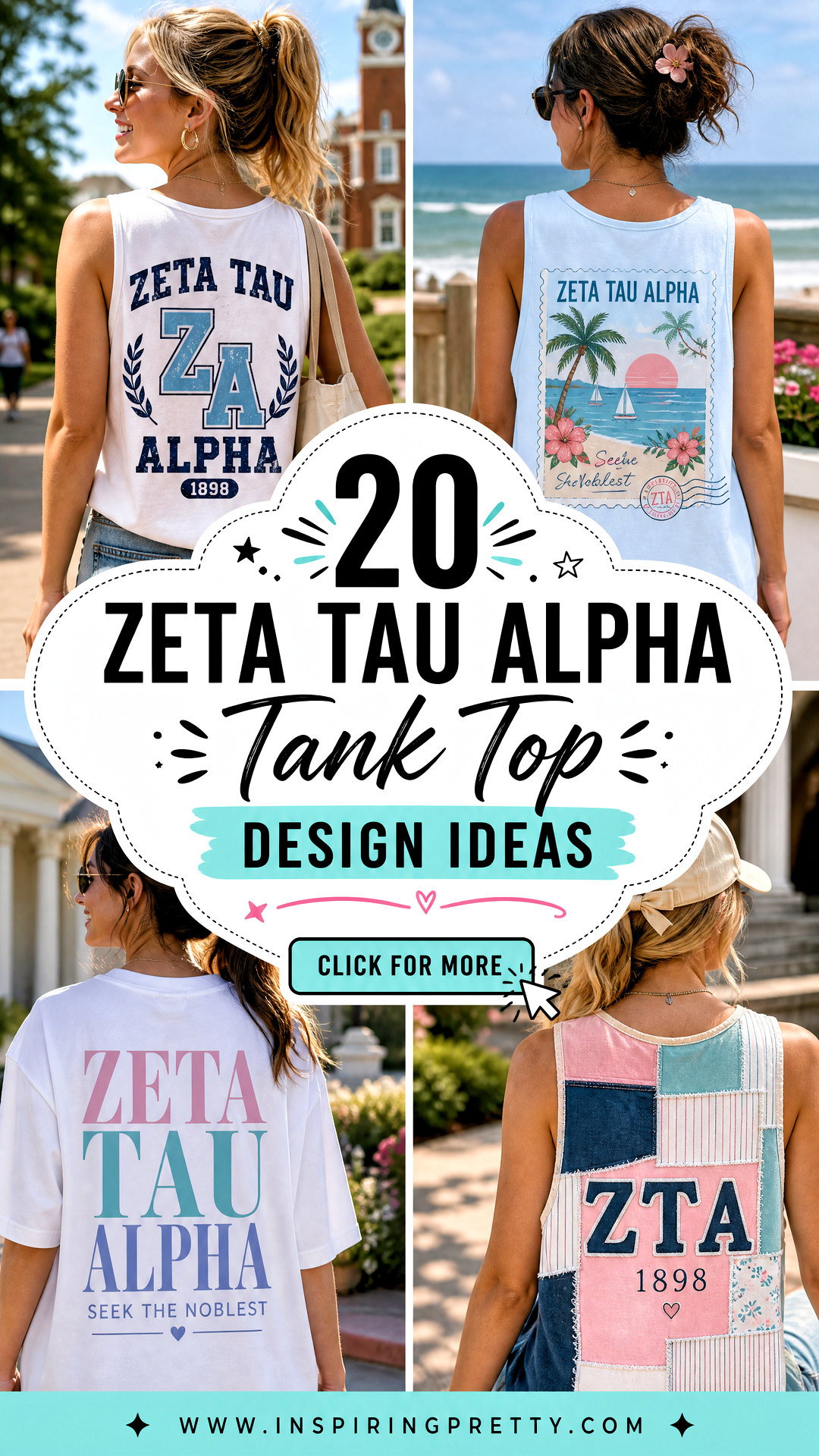20 Zeta Tau Alpha Tank Top Design Ideas for Sorority Style - 20 Zeta Tau Alpha Tank Top Design Ideas for Sorority Style
