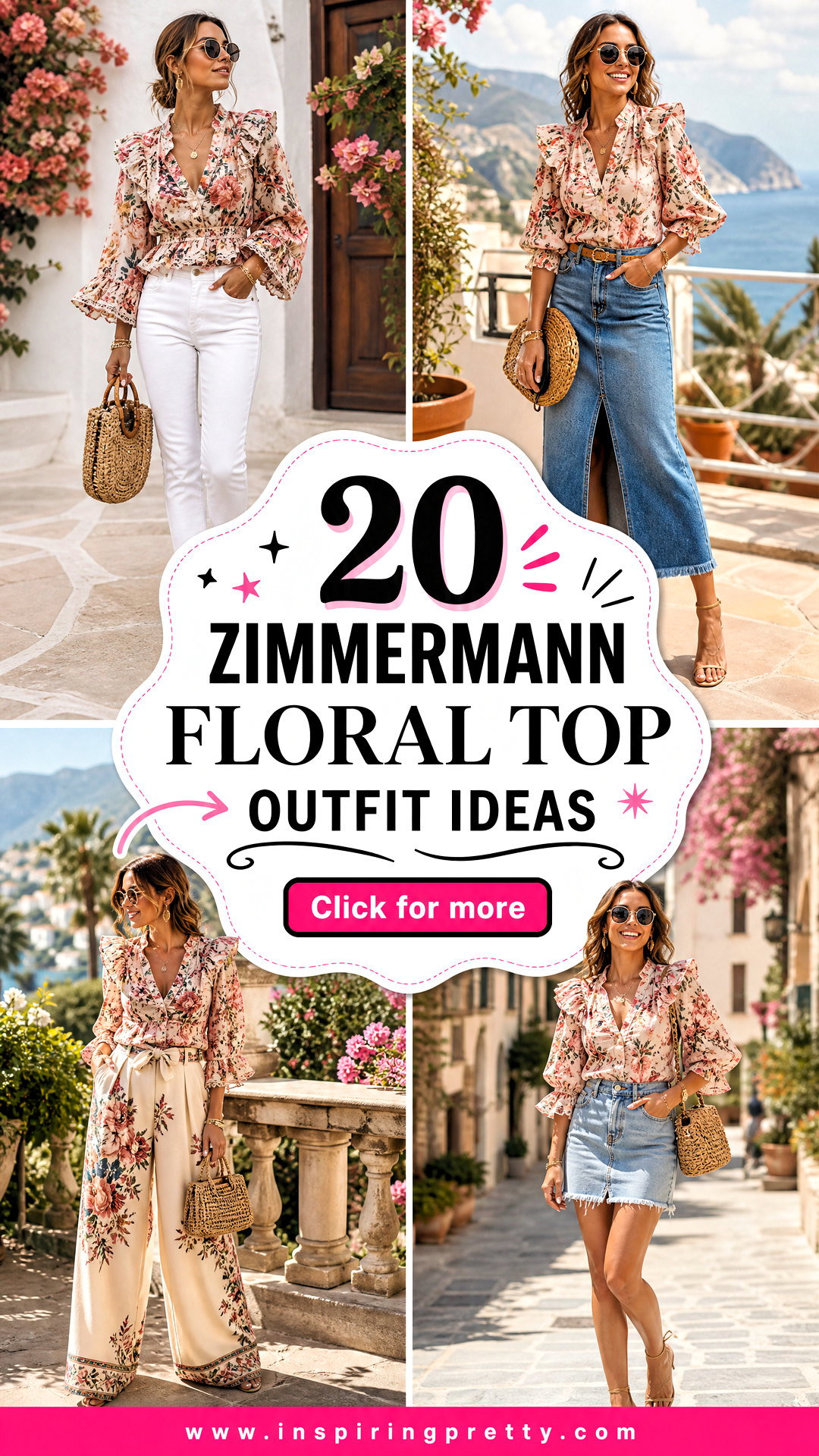 20 Zimmermann Floral Top Outfit Ideas for Dreamy Summer Looks - 20 Zimmermann Floral Top Outfit Ideas for Dreamy Summer Looks