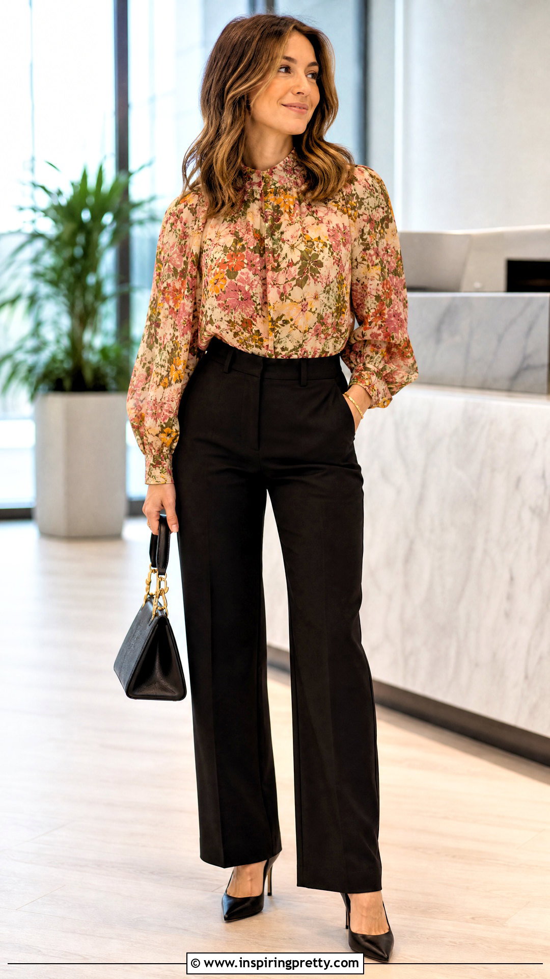 Zimmermann Floral Top With Black Trousers - 20 zimmermann floral top outfit ideas