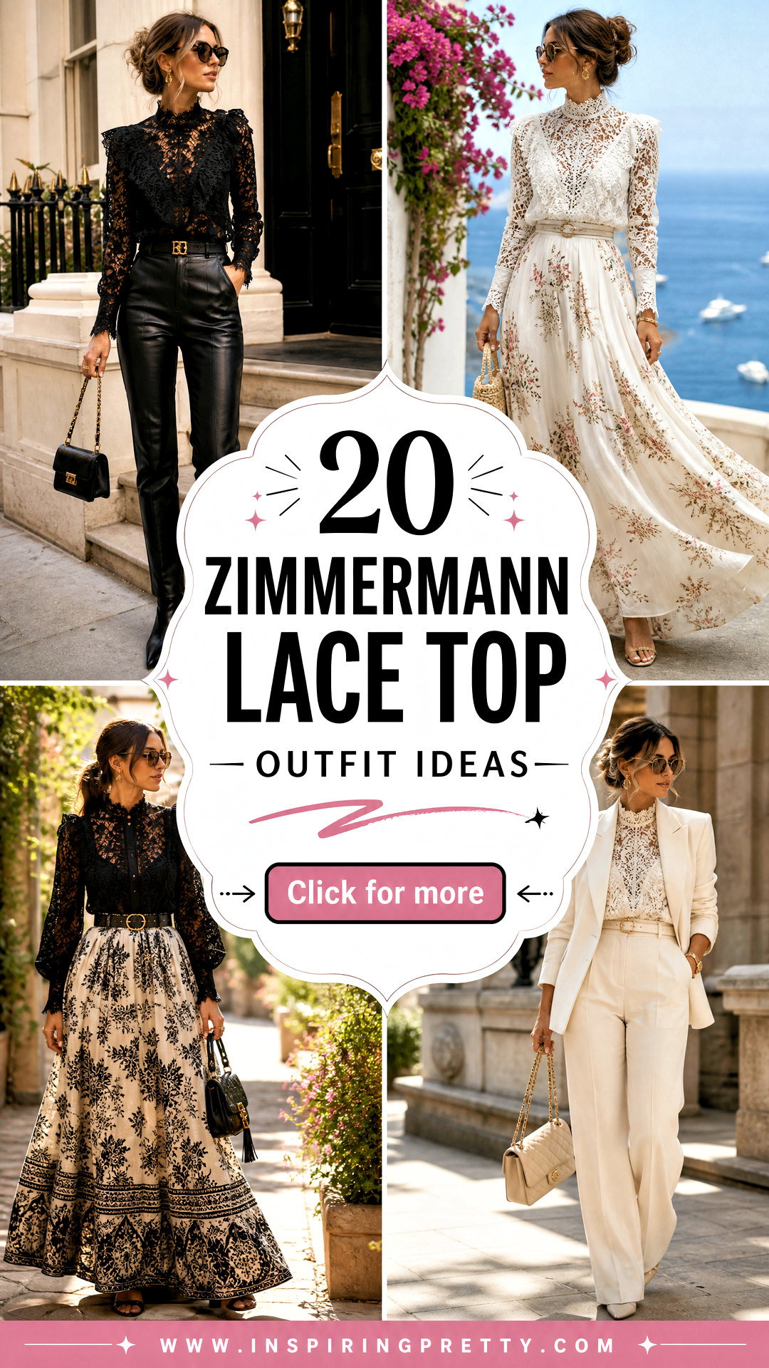 20 Zimmermann Lace Top Outfit Ideas for Romantic Summer Style - 20 Zimmermann Lace Top Outfit Ideas for Romantic Summer Style