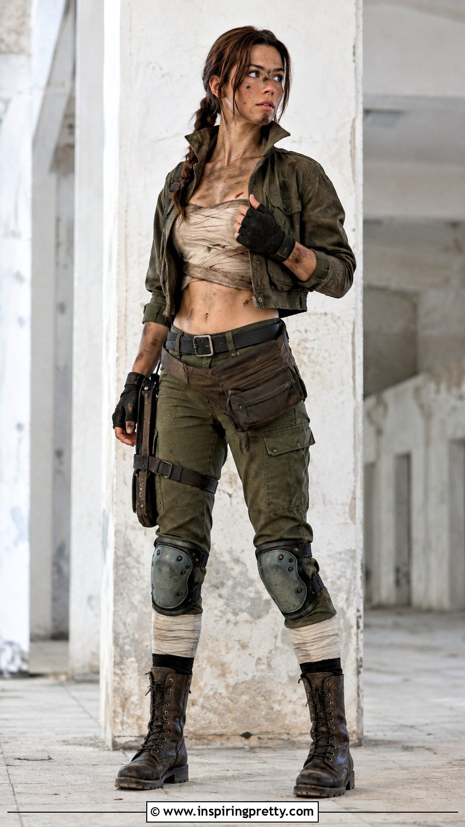 Zombie Survivor Bandage Top Cosplay - 25 Bandage Top Cosplay ideas