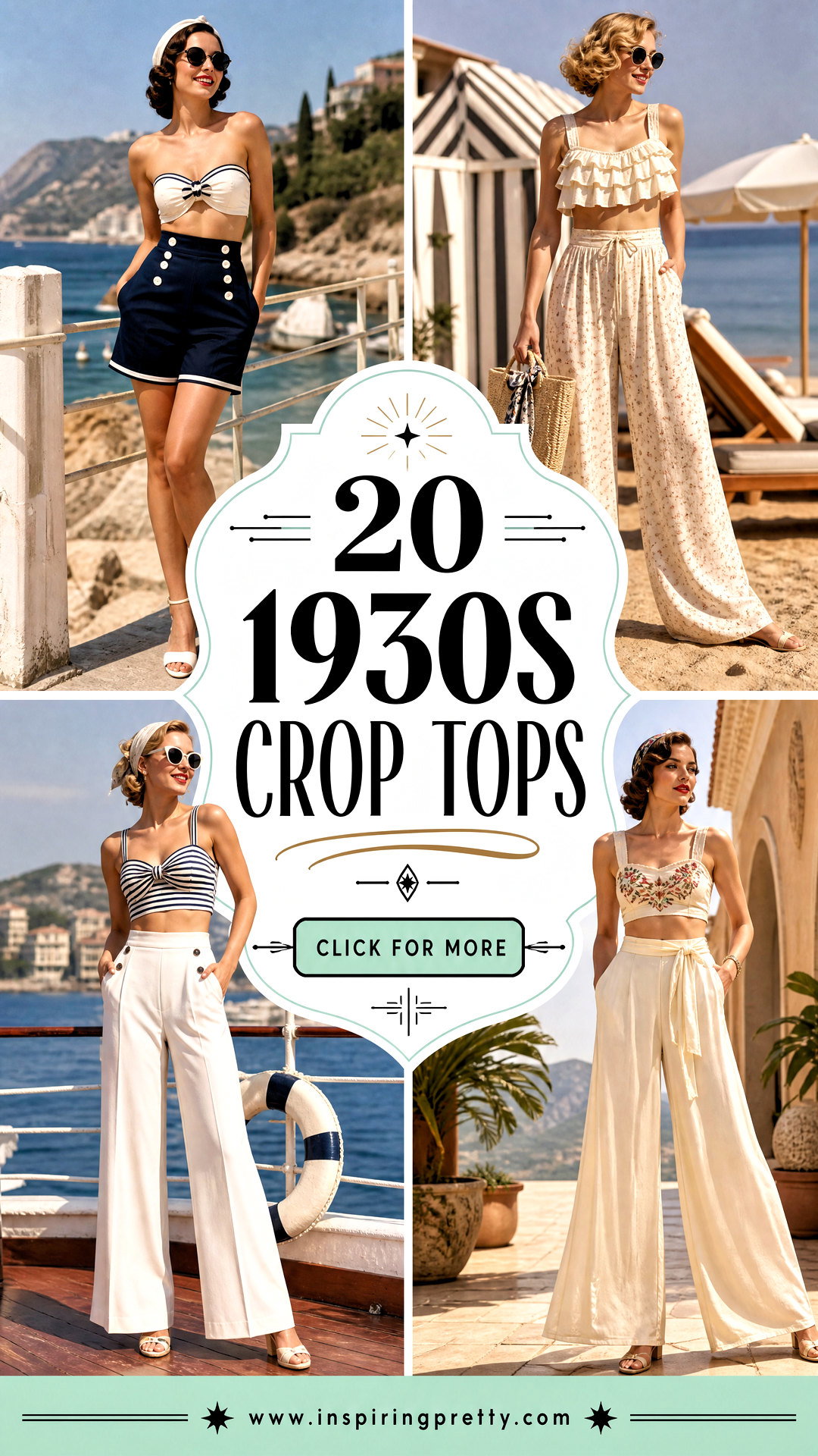 20 1930s Crop Tops for Vintage-Inspired Everyday Style - 20 1930s Crop Tops for Vintage-Inspired Everyday Style
