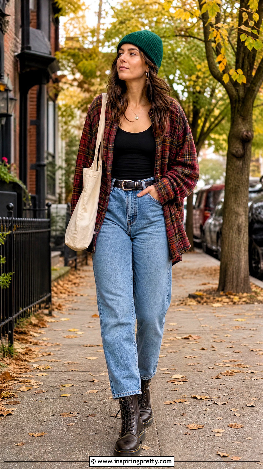 s Flannel Shirt With Mom Jeans - 50 vintage tops 90s