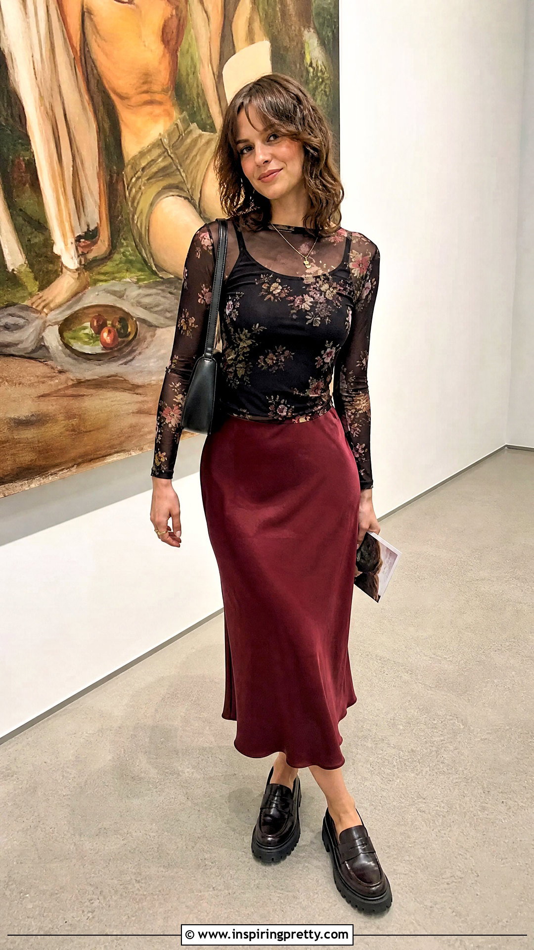 s Mesh Top With Slip Skirt - 50 Vintage Tops For Women
