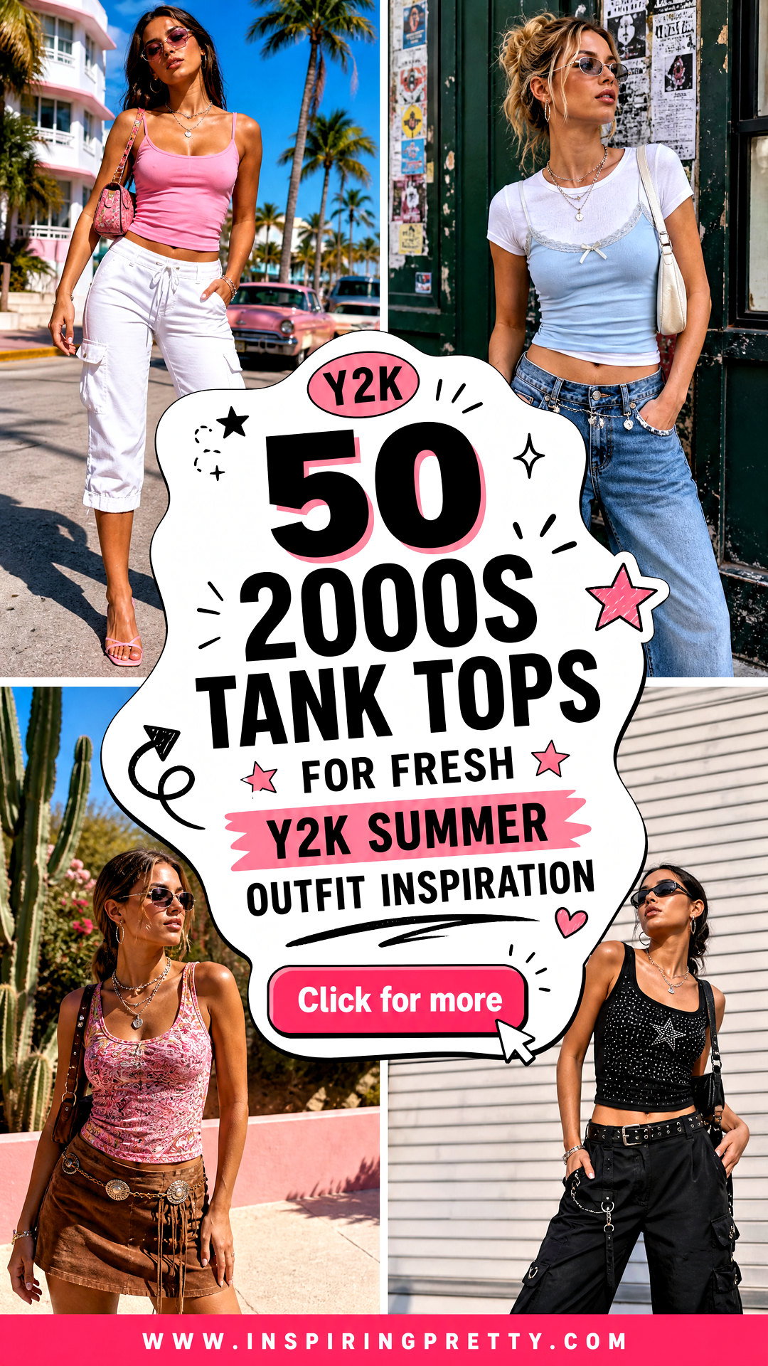 50 2000s Tank Tops for Fresh Y2K Summer Outfit Inspiration - 50 2000s Tank Tops for Fresh Y2K Summer Outfit Inspiration