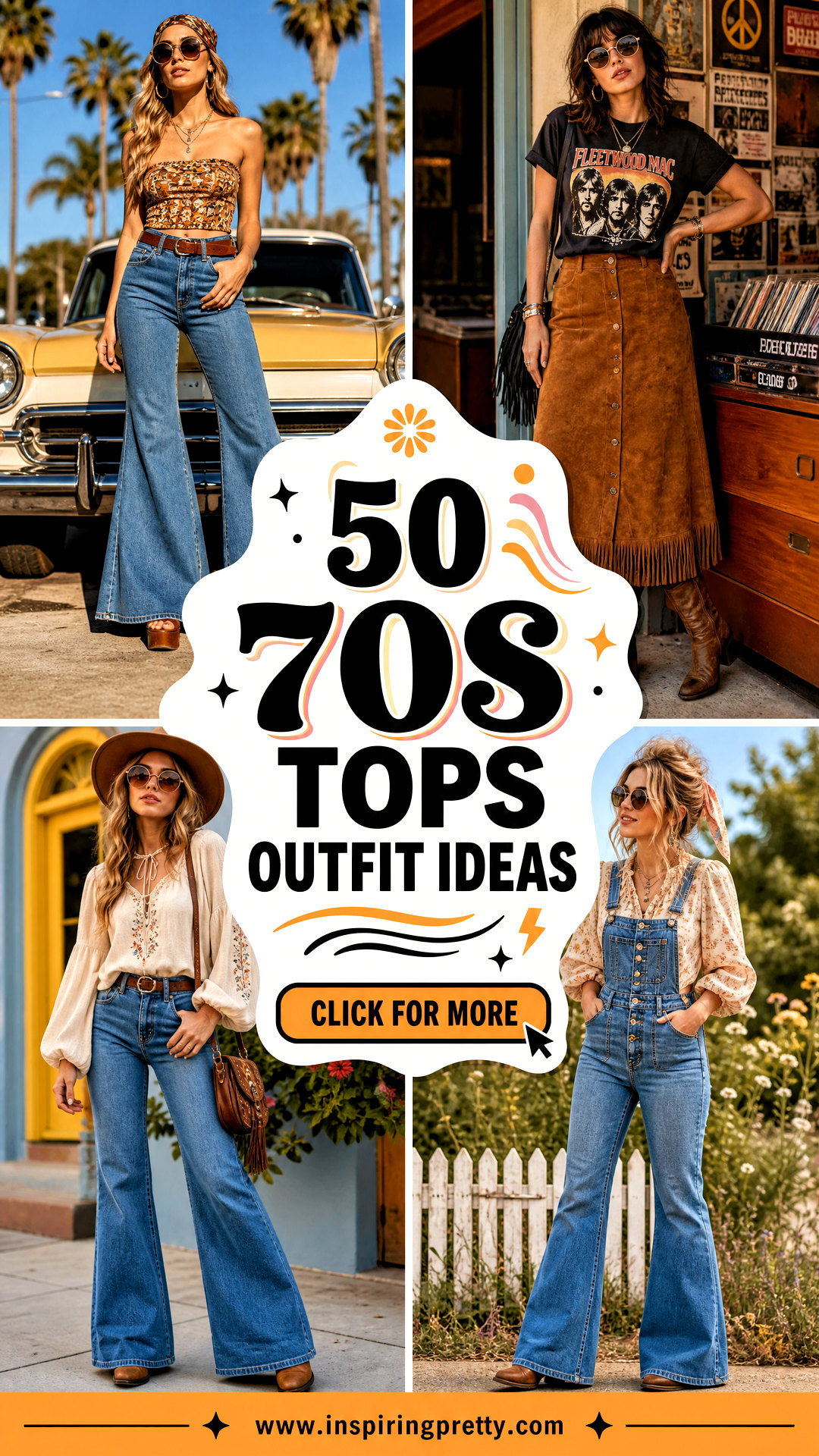 50 70s Tops Outfit Ideas for Effortless Groovy Retro Style - 50 70s Tops Outfit Ideas for Effortless Groovy Retro Style